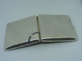 Louis Kuppenheim Art Noveau / Jugenstil Cigarette case Silver and Saphires c1900 7