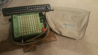 Antique Vintage Monroe High Speed Adding Calculator Machine With Cord And