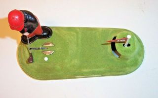 1960 ' s BATTERY OPERATED HOLE - IN - ONE TOY GOLF BANK MIB JAPAN 7