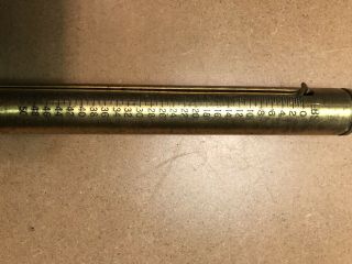 Vintage CHATILLON Brass Hand Held Spring Scale Model IN - 50,  50 lb. 2