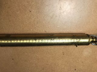 Vintage CHATILLON Brass Hand Held Spring Scale Model IN - 50,  50 lb. 3