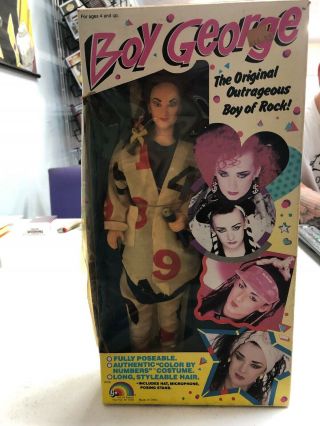 Ljn Boy George Figure Doll Culture Club Released In 1984 Vintage Rare