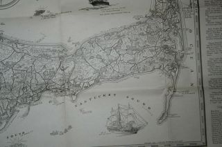 Vintage 1934 Map of Cape Cod 5