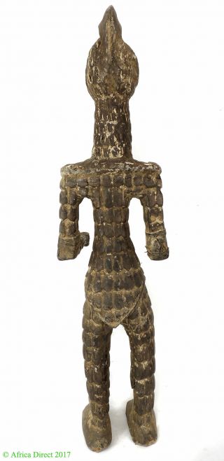 Bwa Dancer Figure Zoomorphic Snout Burkina Faso 35 Inch WAS $390.  00 5