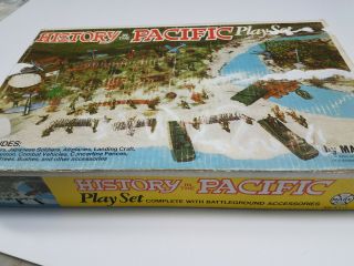 Marx History Of The Pacific Playset 4164 1972 In O.  B