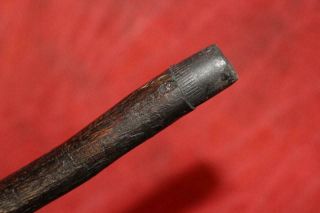 Antique Strong Irish Thorn Wood Shillelagh W/Original Iron Tip 4