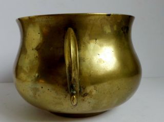 ANTIQUE BRONZE? CHINESE SMALL INCENSE BOWL - XUANDE MARK 4