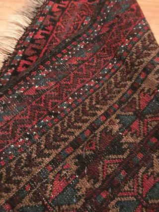 Gorgeous tribal Antique Little Persian Rug.  3x2. 11