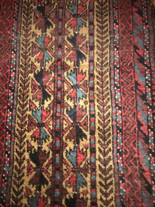 Gorgeous tribal Antique Little Persian Rug.  3x2. 5