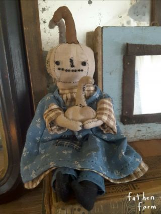 Fat Hen Farm - Rag Doll - Early Cloth - Tilly Pumpkin