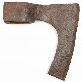 Ancient Rare Authentic Viking Kievan Rus King Size Iron Battle Axe 10 - 12th Ad