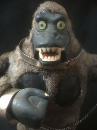 Vintage Marx King Kong Wind Up with moving parts Great 6