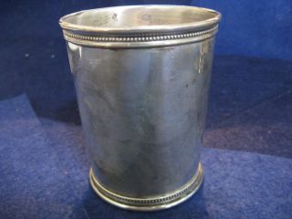 STERLING SILVER MARK J SCEARCE JULEP CUP.  1988 RONALD REAGAN.  KEENELAND 3