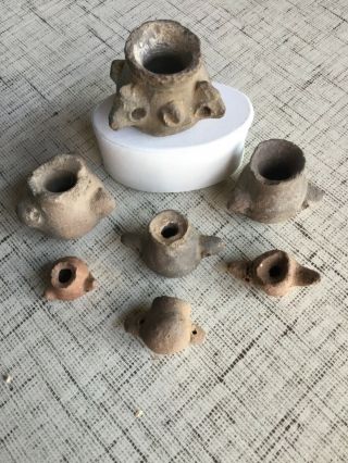 Pre Columbian Authentic Offering Vessels Chapala Jalisco Mx Circa 300bce - 250ce
