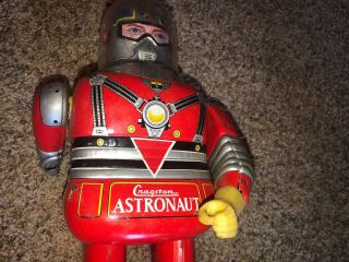 VINTAGE CRAGSTAN ASTRONAUT ANTIQUE TOY DAIYA JAPAN BATTERY OPERATED ROBOT RARE 2