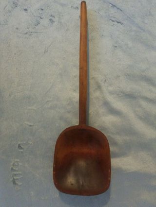 Antique Wood Scoop (1800 