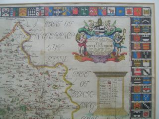 Oxfordshire: antique map by Robert Plot 1677 3