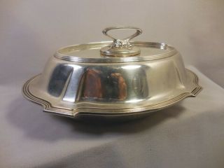 Vintage Gorham Sterling Silver 826 Grams Covered Vegetable Bowl With Hallmarks