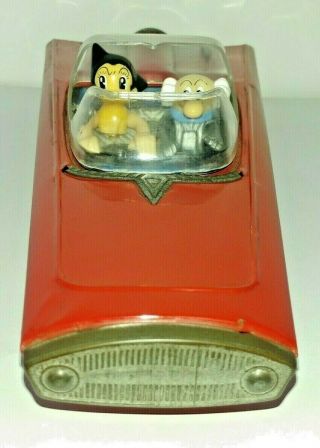 Tin Car Red Vintage Astroboy & Dr.  Elephant