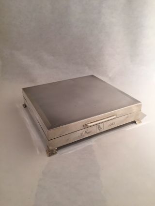 Sterling Silver Box - Cigarette Box - Humidor - Jewelry Box
