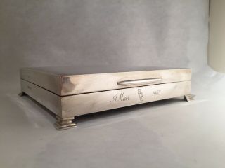 Sterling Silver Box - Cigarette Box - Humidor - Jewelry Box 2