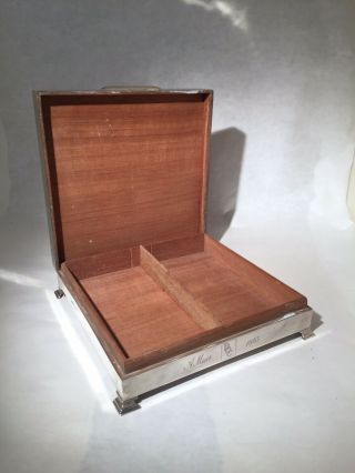 Sterling Silver Box - Cigarette Box - Humidor - Jewelry Box 9