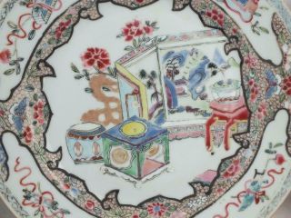 18TH C CHINESE PORCELAIN FAMILLE ROSE OBJECTS PLATES 3