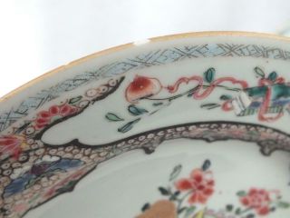 18TH C CHINESE PORCELAIN FAMILLE ROSE OBJECTS PLATES 6