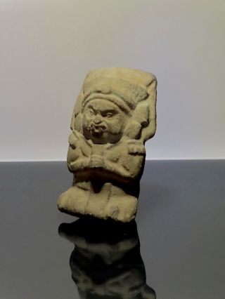 Pre Columbian Jaina Mayan Figure Dwarf Underworld Ceramic Wtl Test Report Maya