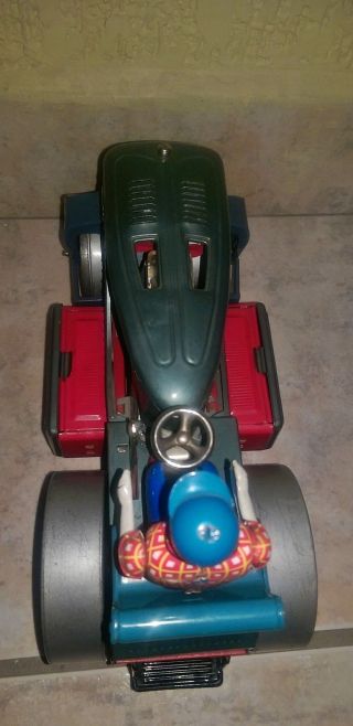 1950 ' s Nomura Tin Road Roller/Tractor B/O Or.  Box No Yonezawa No Space Toy Robot 4