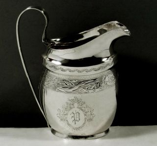 William G.  Forbes Silver Pitcher C1800 Federal