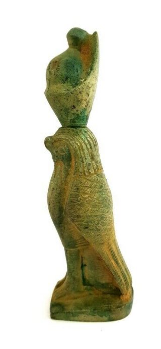 Rare Horus Egyptian Statue Falcon Figurine Ancient Ky And Eye Ra Egypt Art