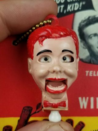 Jerry Mahoney Keychain Ventriloquist Dummy Miniature Puppet Paul Winchell 1950s 12