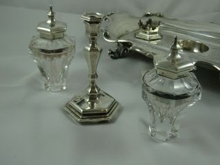 MAGNIFICENT VICTORIAN silver INK STAND,  1860,  1497gm - BARNARD FAMILY 8