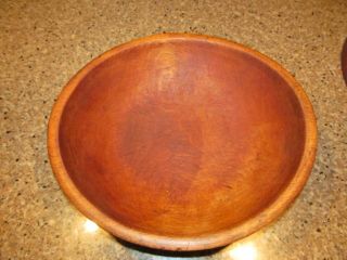 Vintage Antique 2 Primaitvie Wooden Dough Bowls 3