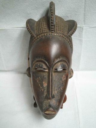 Vintage West African Masks Home Decor Tribal Ivory Coast Wooden Masks 3