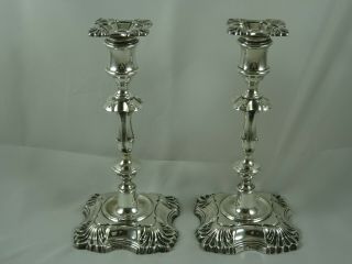 Quality Pair,  Solid Silver Candlesticks,  1911