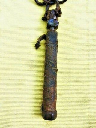 One of a kind Antique Chinese Mace All iron N sword Rapier 5