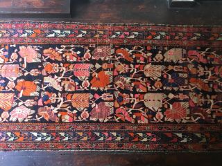 Large Antique Hand Knotted Persian Afghan Rug 5