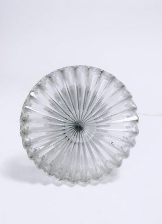 Vintage Textured Glass Pendant Lamp Germany,  1950s 7