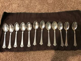 Anitra By Th.  Olsens - Sterling Silverware 12,  5 piece settings, 10