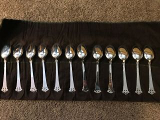 Anitra By Th.  Olsens - Sterling Silverware 12,  5 piece settings, 9