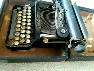 ANTIQUE CORONA FOLDING PORTABLE TYPEWRITER W/CASE 3