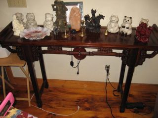Traditional Chinese Prayer Altar Table 60 " For Quick
