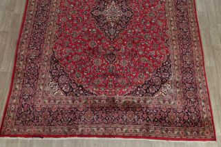 Traditional Wool Hand - Knotted Floral Room Size Oriental Area Rug Carpet 9 x 13 5