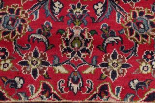 Traditional Wool Hand - Knotted Floral Room Size Oriental Area Rug Carpet 9 x 13 7
