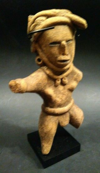 Pre Columbian Vera Cruz Coast Watcher Figure - MEXICO - 600 to 900 AD 2