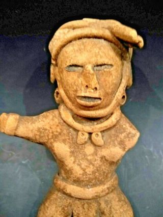 Pre Columbian Vera Cruz Coast Watcher Figure - MEXICO - 600 to 900 AD 5