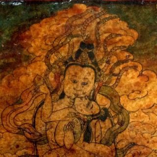 Tibet Antique Tsakli Painting Very Fine 19th Century Or Earlier