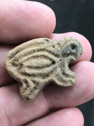 RARE MAYAN POTTERY STAMP EFFIGY FIGURE PRE COLUMBIAN MEXICO TATTOO 5